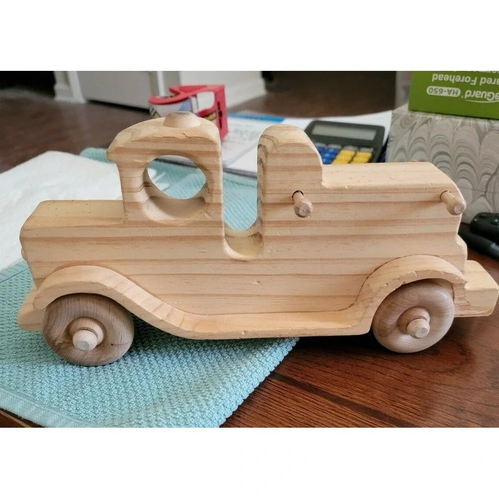 Vintage Wooden Toy Truck - NC Wooden Toys